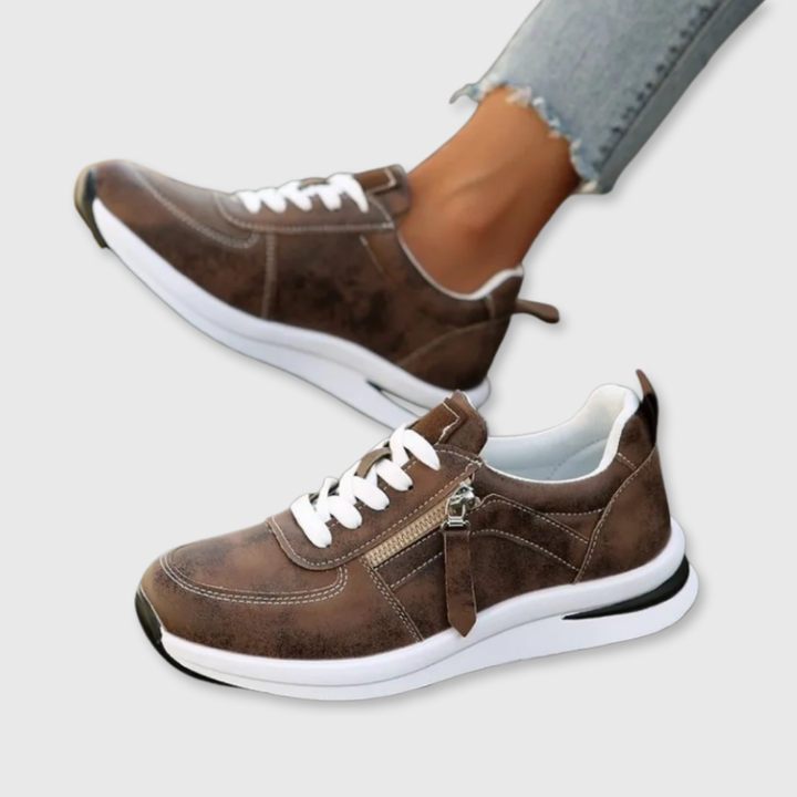 Adele - Zip-Up Orthopedic Sneakers