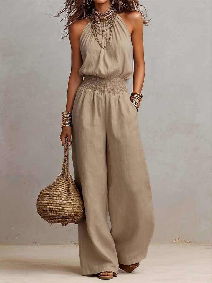 Jill - Elegant Halter Jumpsuit