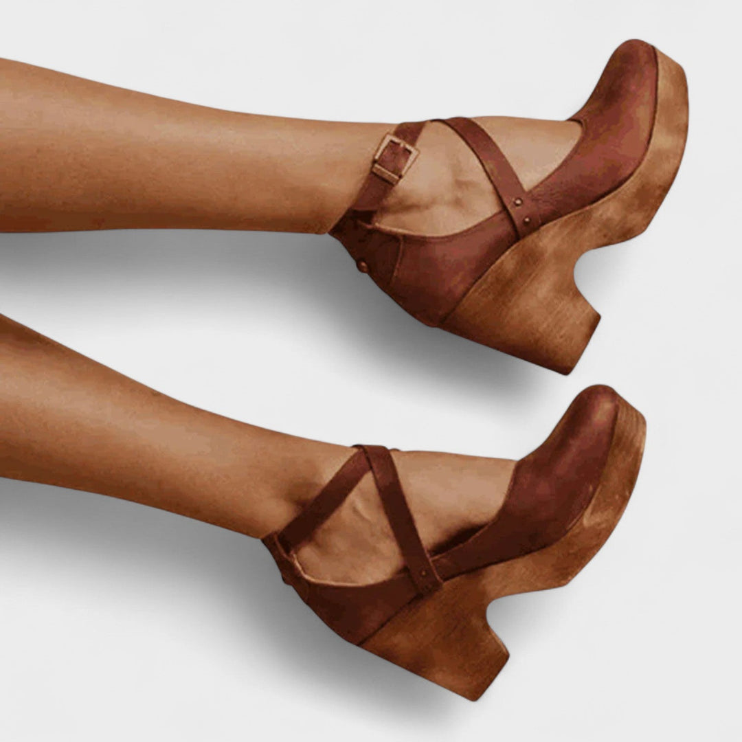 Samantha - Comfort Lift Heeled Sandals