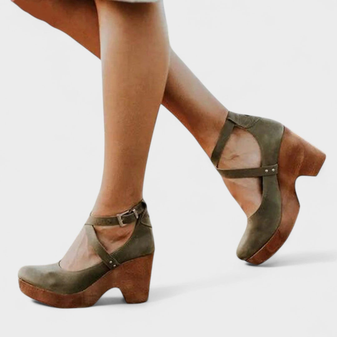 Samantha - Comfort Lift Heeled Sandals