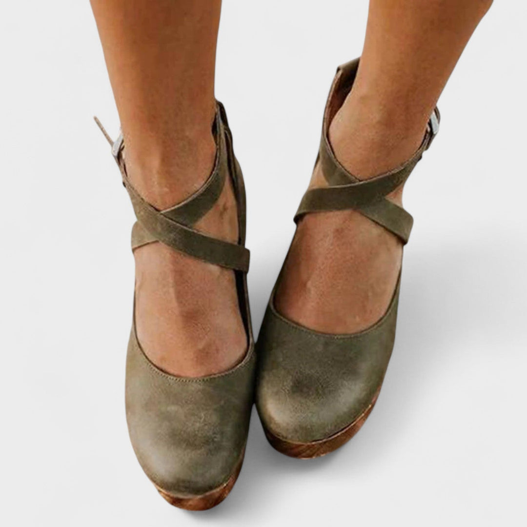 Samantha - Comfort Lift Heeled Sandals