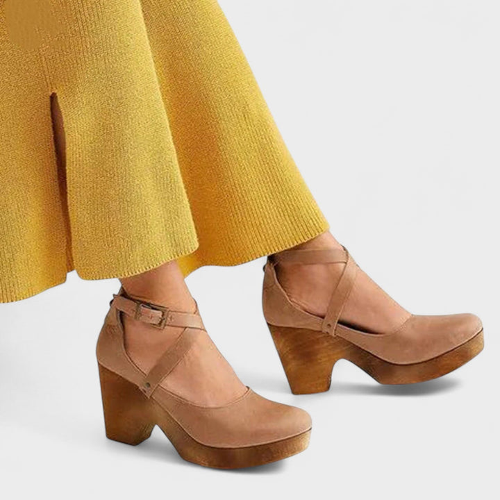 Samantha - Comfort Lift Heeled Sandals