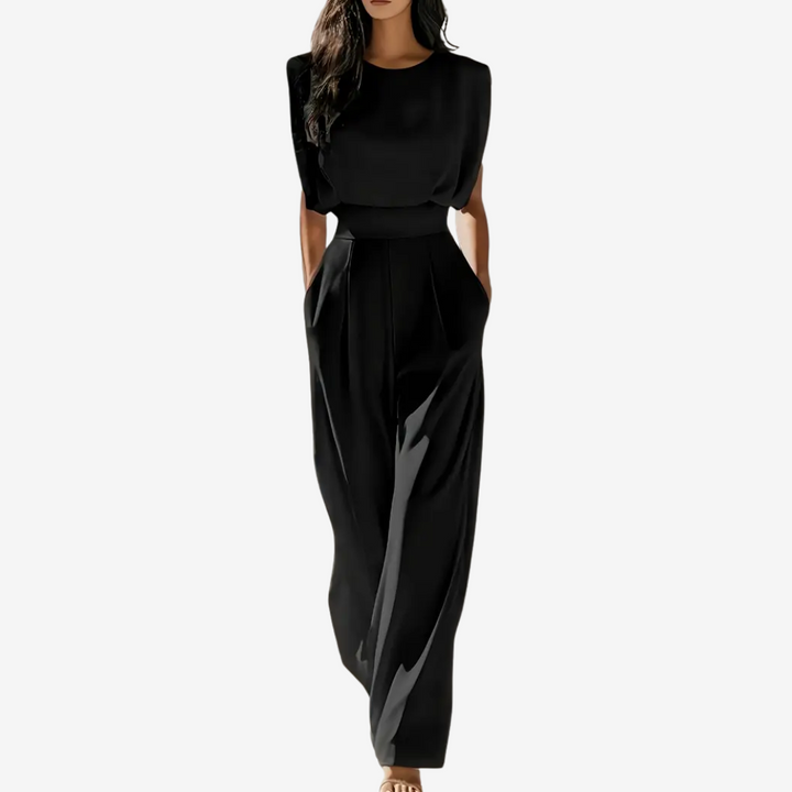 Sara - Effortless Elegance Belted Jumpsuit