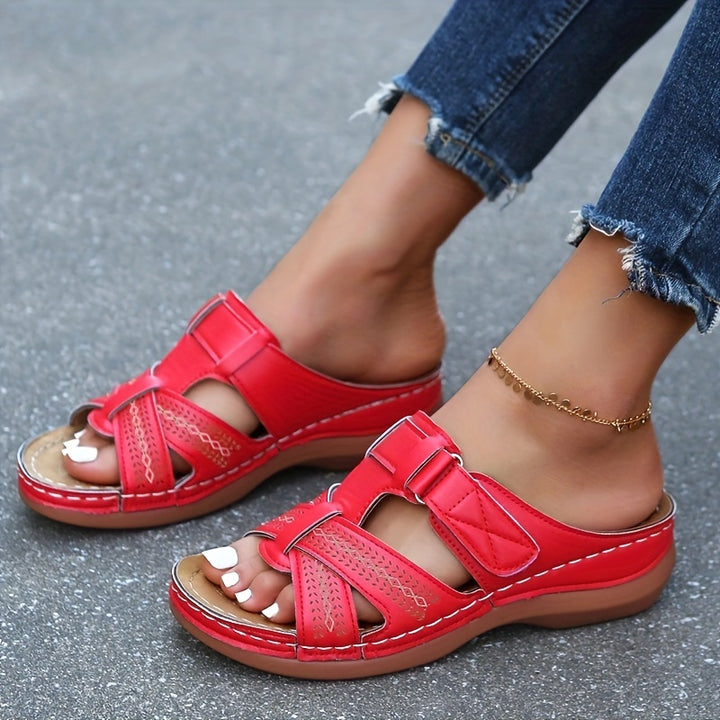 Angela - Casual Wedge Heeled Sandals