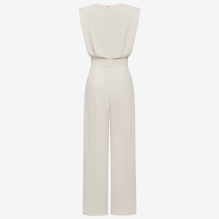 Sara - Effortless Elegance Belted Jumpsuit