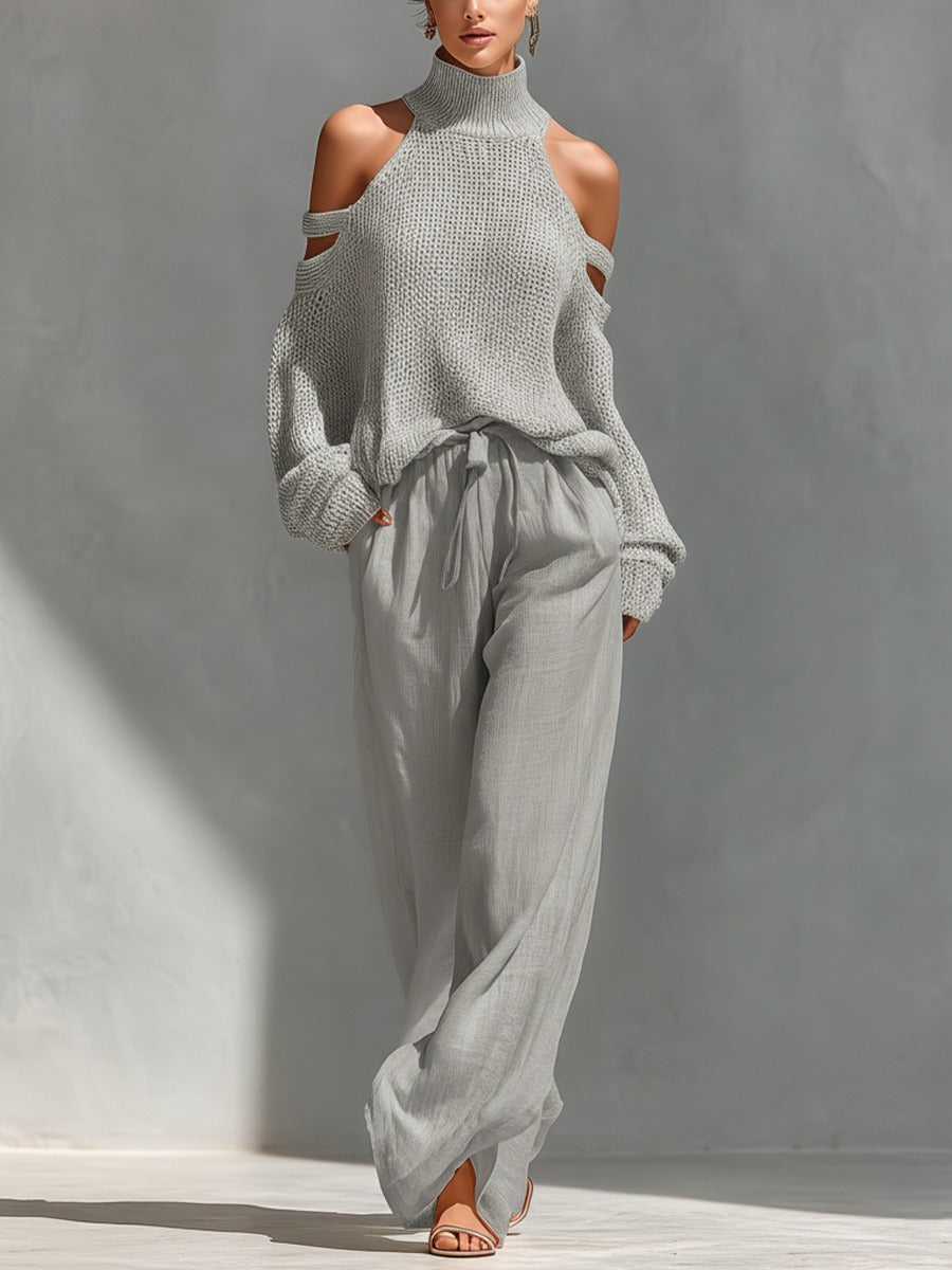 Bernice - Elegant Off-Shoulder Two-Piece