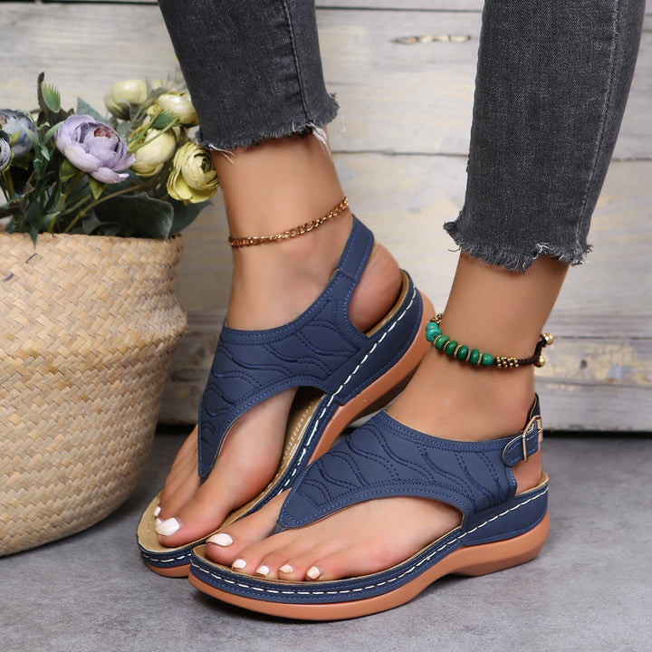 Faye - Comfortable Wedge Sandals