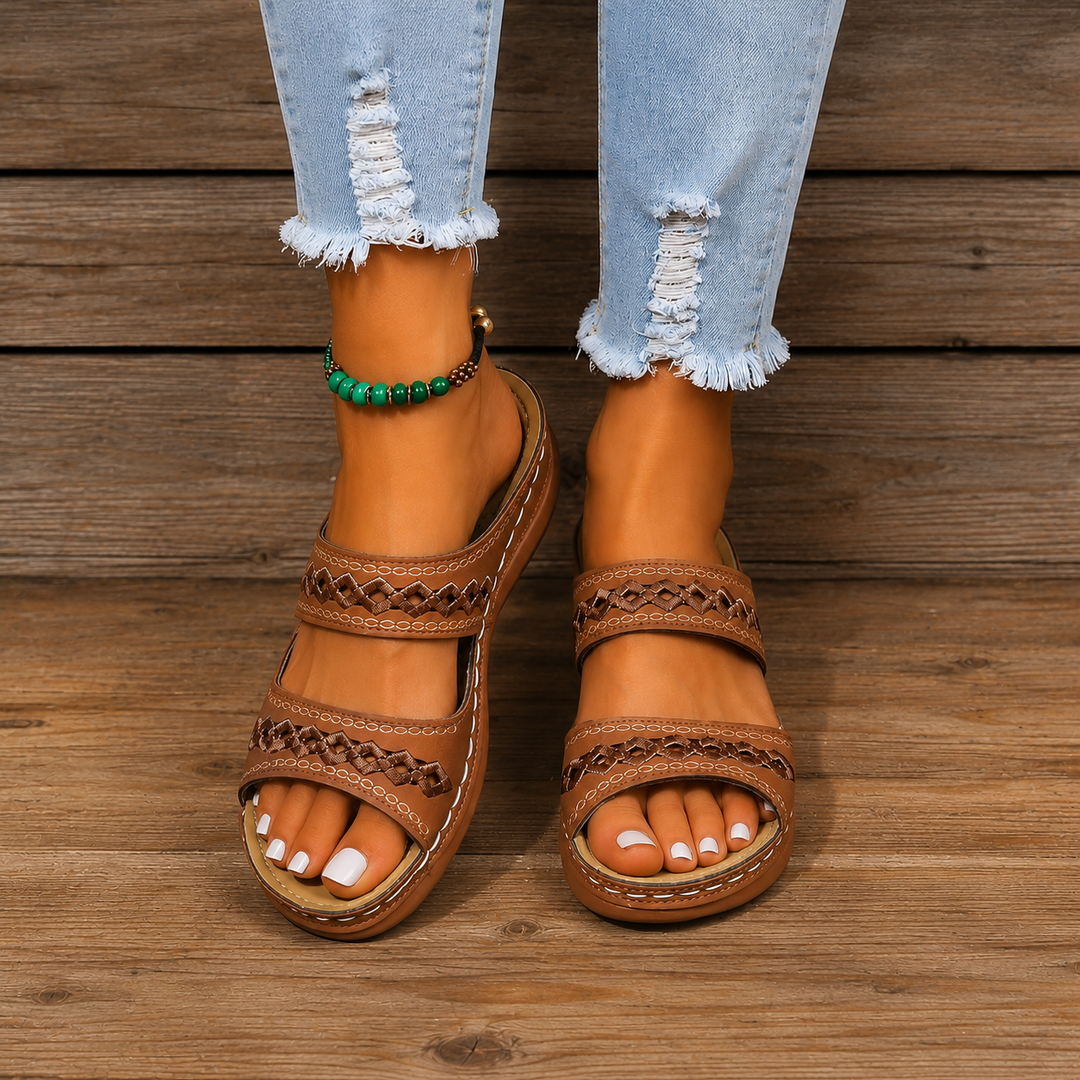 Terri - Orthopedic Wedge Sandals