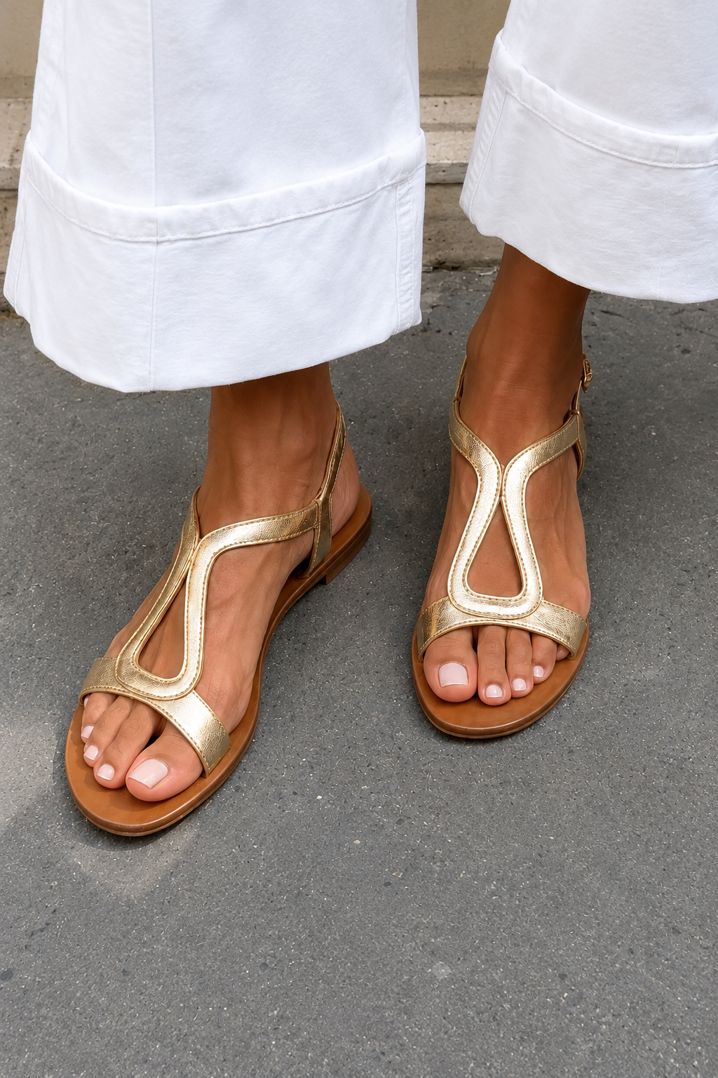 Isobel - Elegant Comfort Flat Sandals