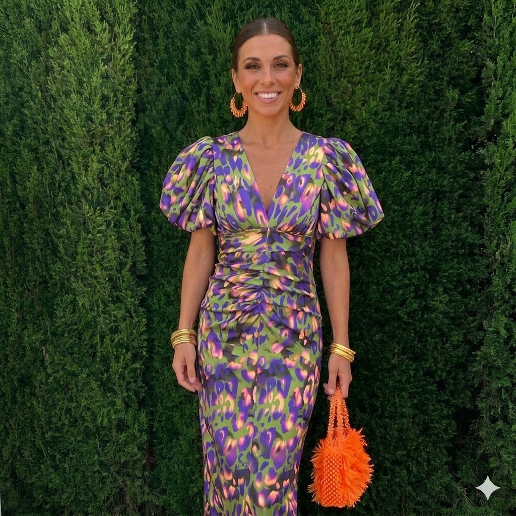 Lana - Pleated Sleeve Dress