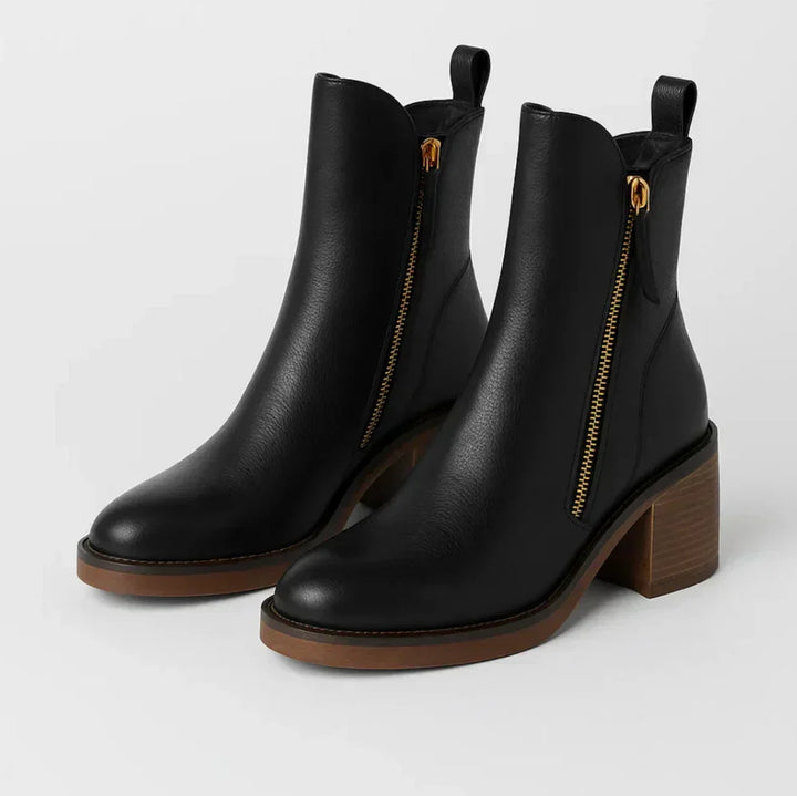 Gloria Leather Ankle Boots