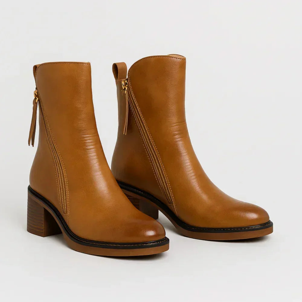Gloria Leather Ankle Boots