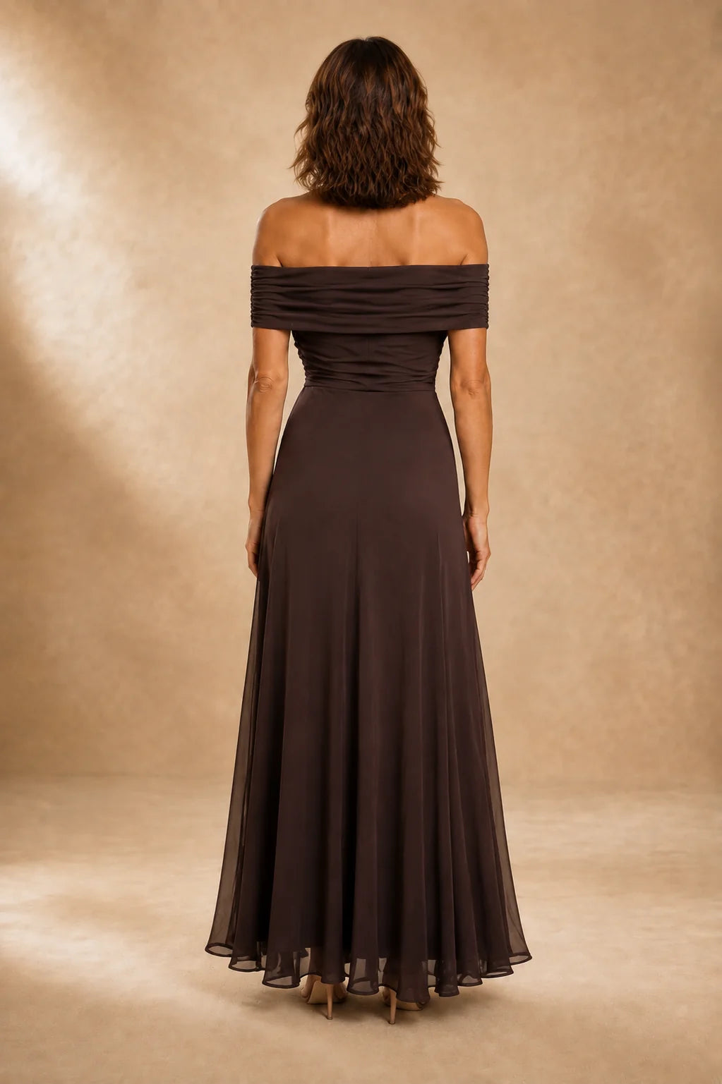 Abigail | Women's Draped Maxi One Shoulder Dress