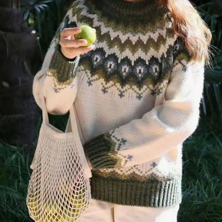 Alana | Women's Relaxed-Fit Fair Isle Jumper