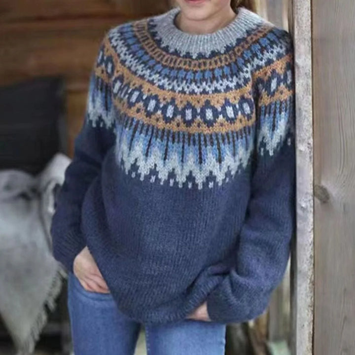 Alana | Women's Relaxed-Fit Fair Isle Jumper