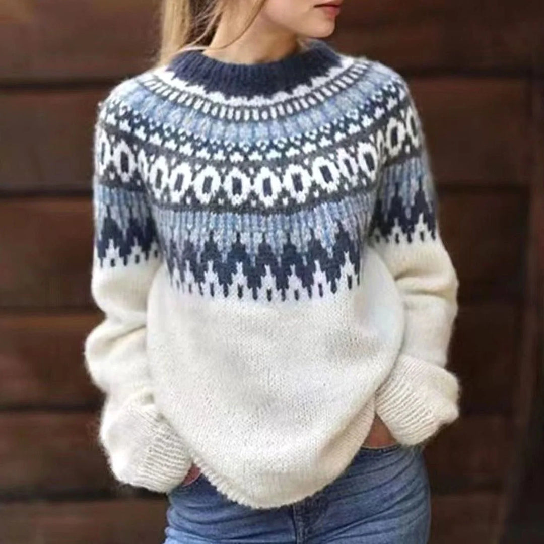 Alana | Women's Relaxed-Fit Fair Isle Jumper