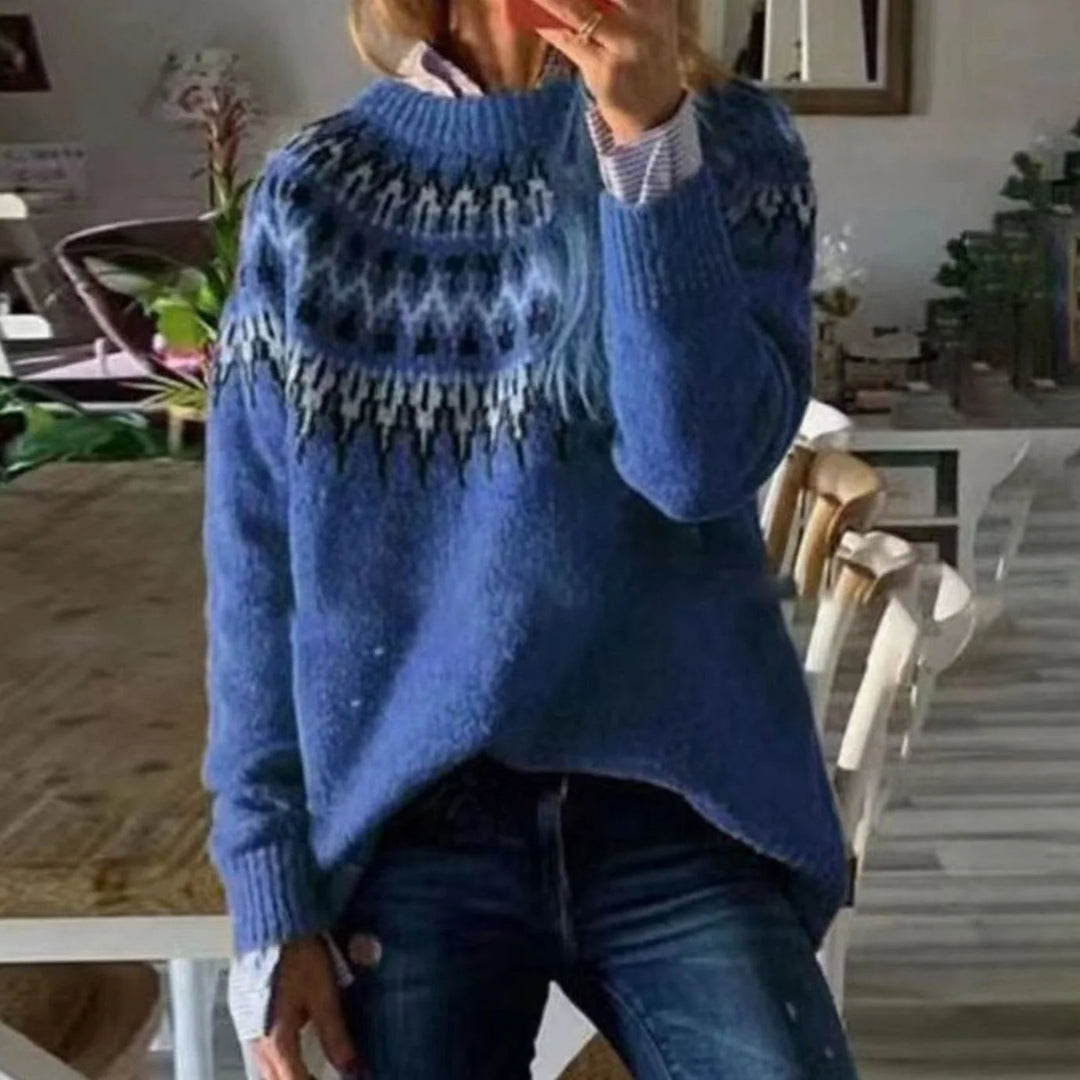 Alana | Women's Relaxed-Fit Fair Isle Jumper