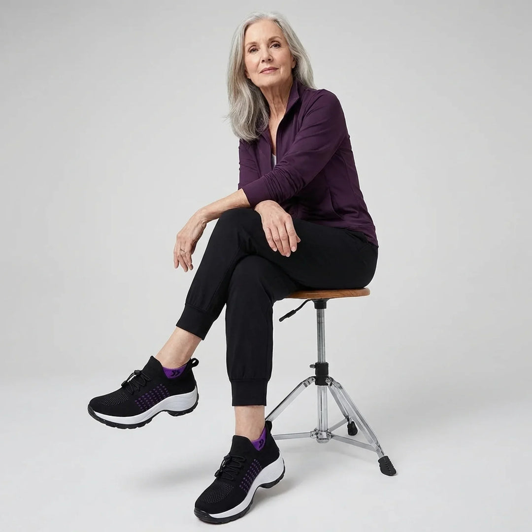 Alanna | Women's Cushioned Platform Sneakers
