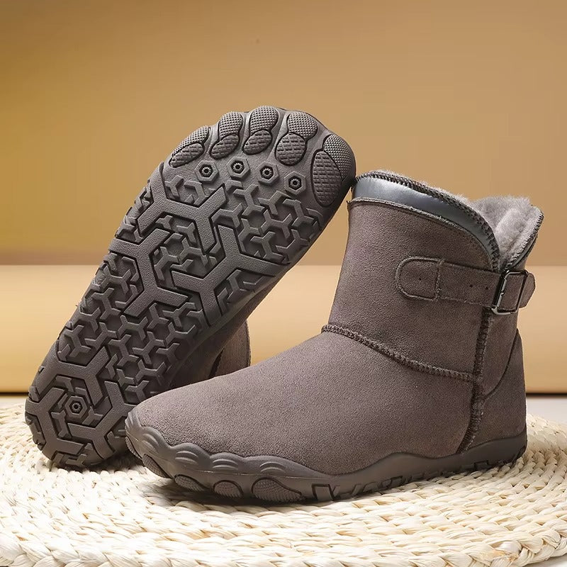 Alice | Women's Lined Wide Toe Buckle Strap Winter Boots