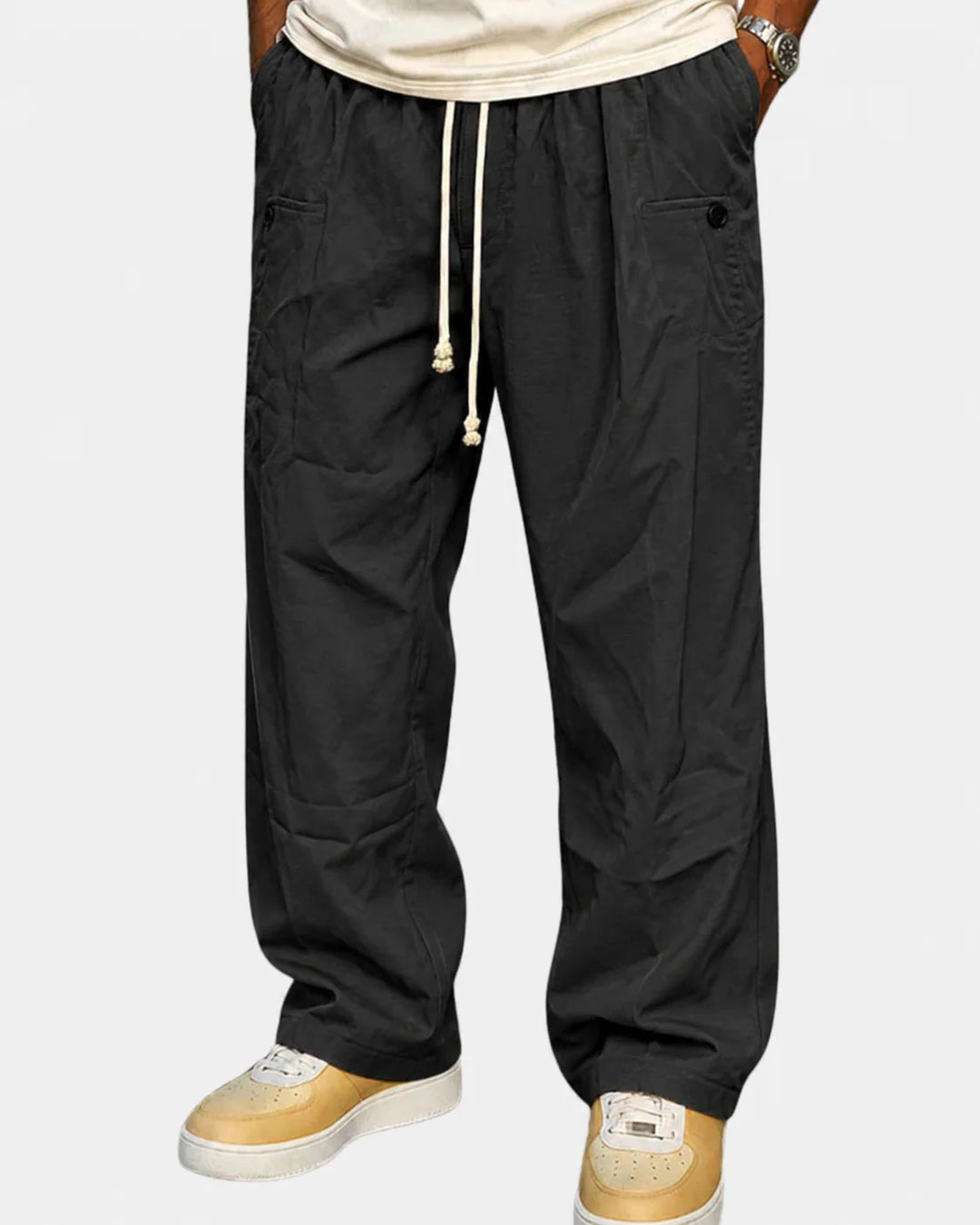 Alistair | Men's Relaxed Drawstring Waist Pants