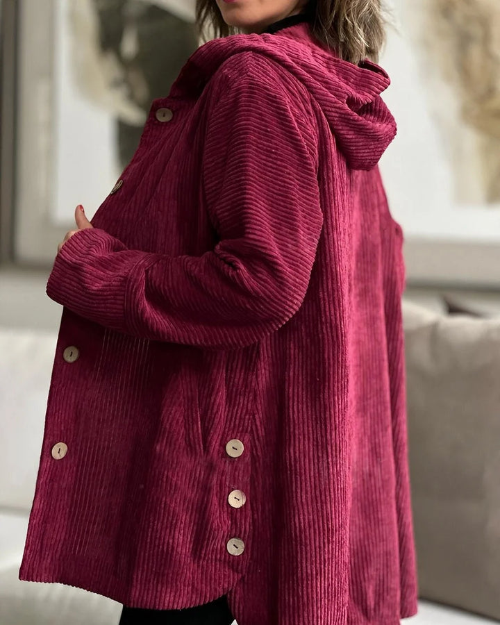 Allison | Women's Hooded Button-Up Jacket