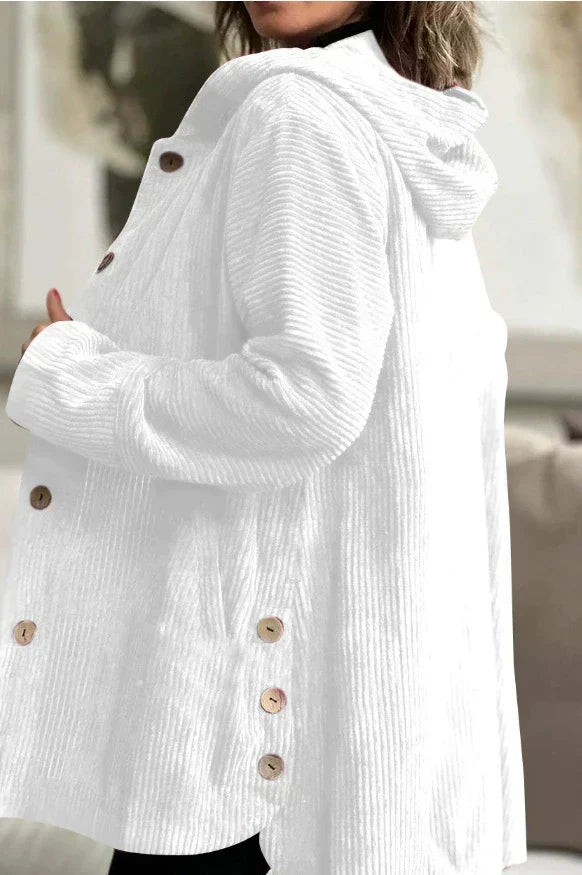Allison | Women's Hooded Button-Up Jacket