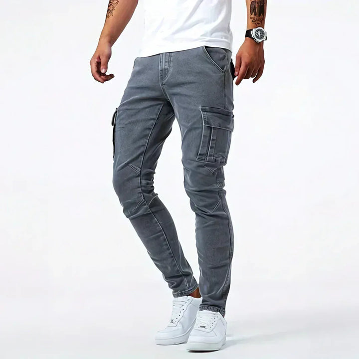 Alyssa | Men's Tapered Cargo Jeans