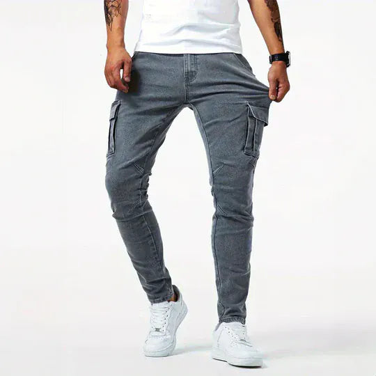 Alyssa | Men's Tapered Cargo Jeans
