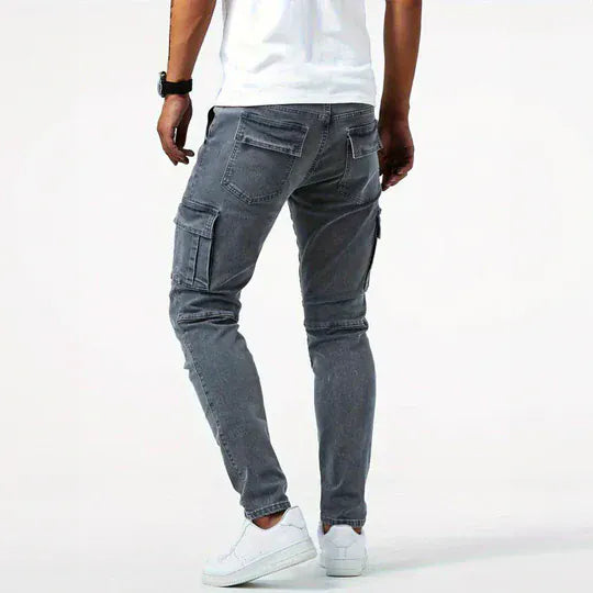Alyssa | Men's Tapered Cargo Jeans
