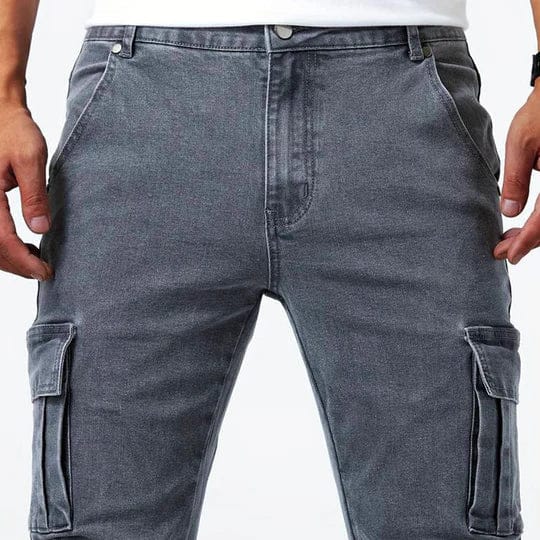 Alyssa | Men's Tapered Cargo Jeans