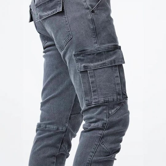 Alyssa | Men's Tapered Cargo Jeans