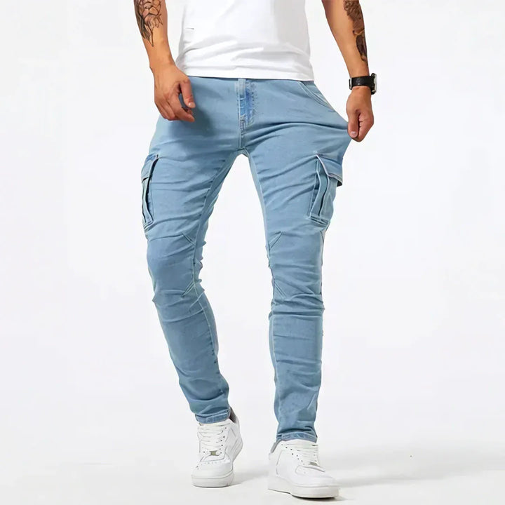 Alyssa | Men's Tapered Cargo Jeans