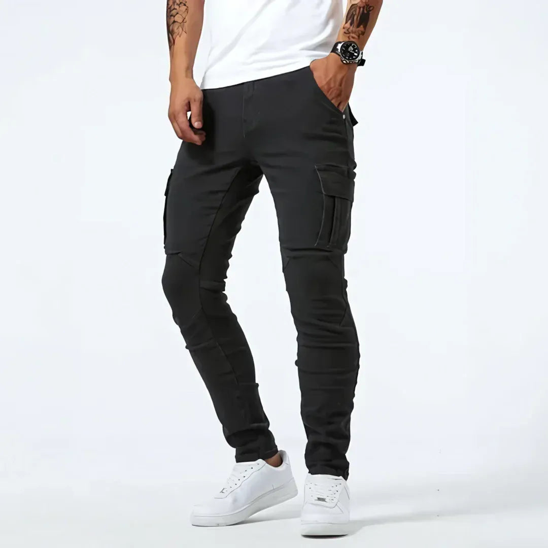 Alyssa | Men's Tapered Cargo Jeans