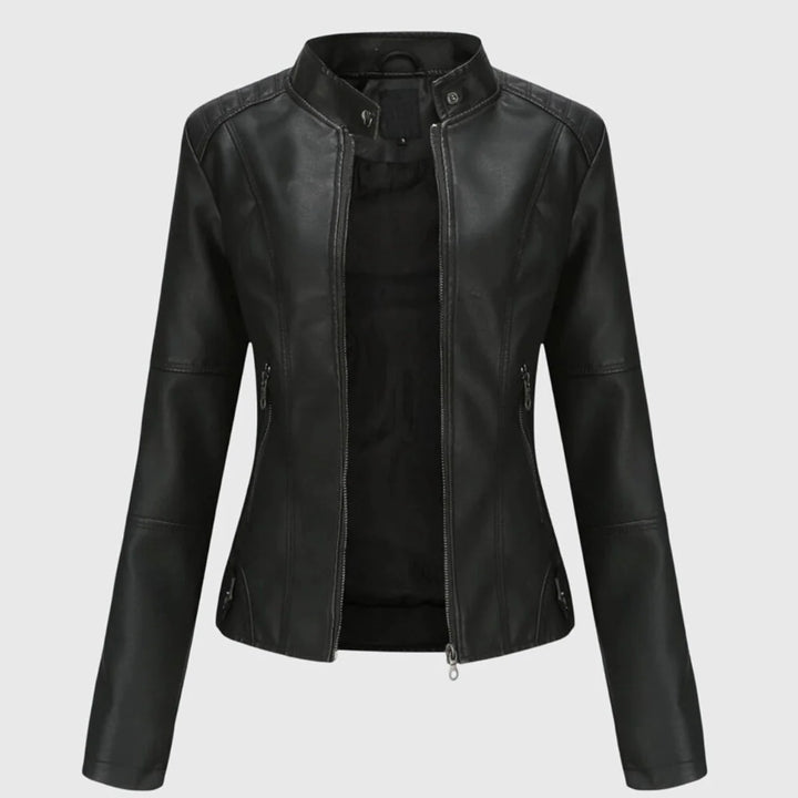 Amber | Women's Slim-Fit Moto Jacket