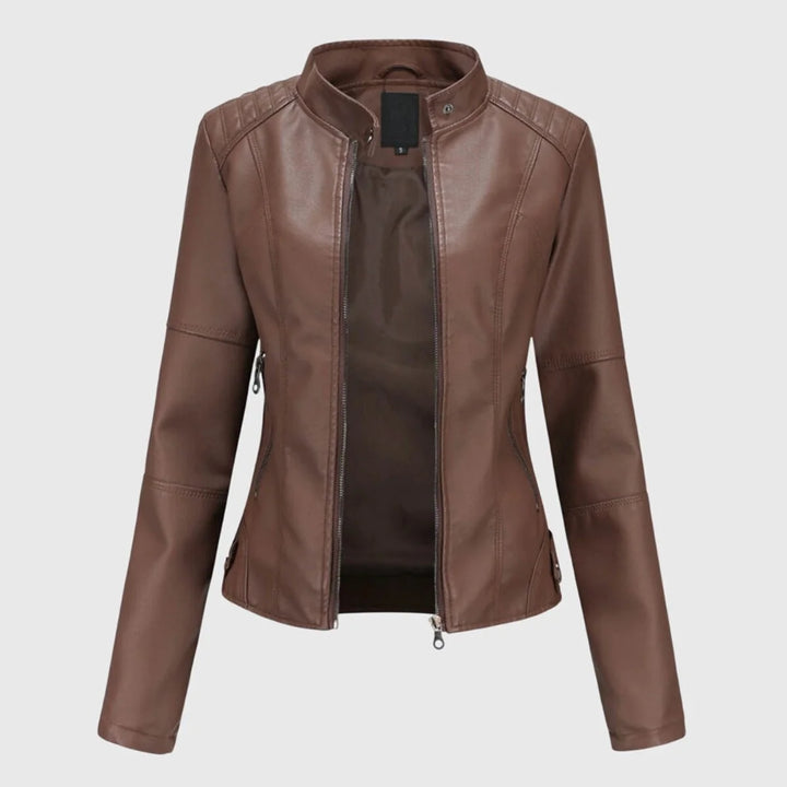 Amber | Women's Slim-Fit Moto Jacket