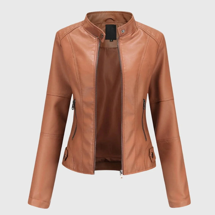 Amber | Women's Slim-Fit Moto Jacket