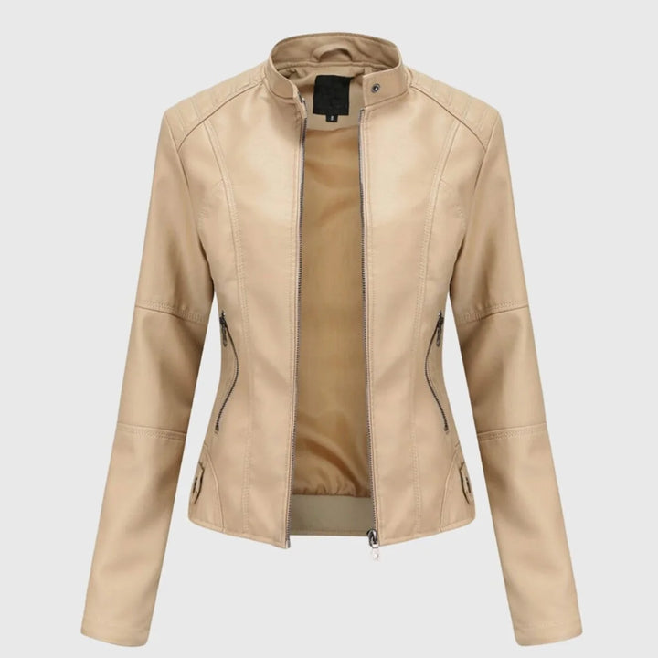 Amber | Women's Slim-Fit Moto Jacket