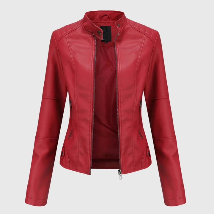 Amber | Women's Slim-Fit Moto Jacket