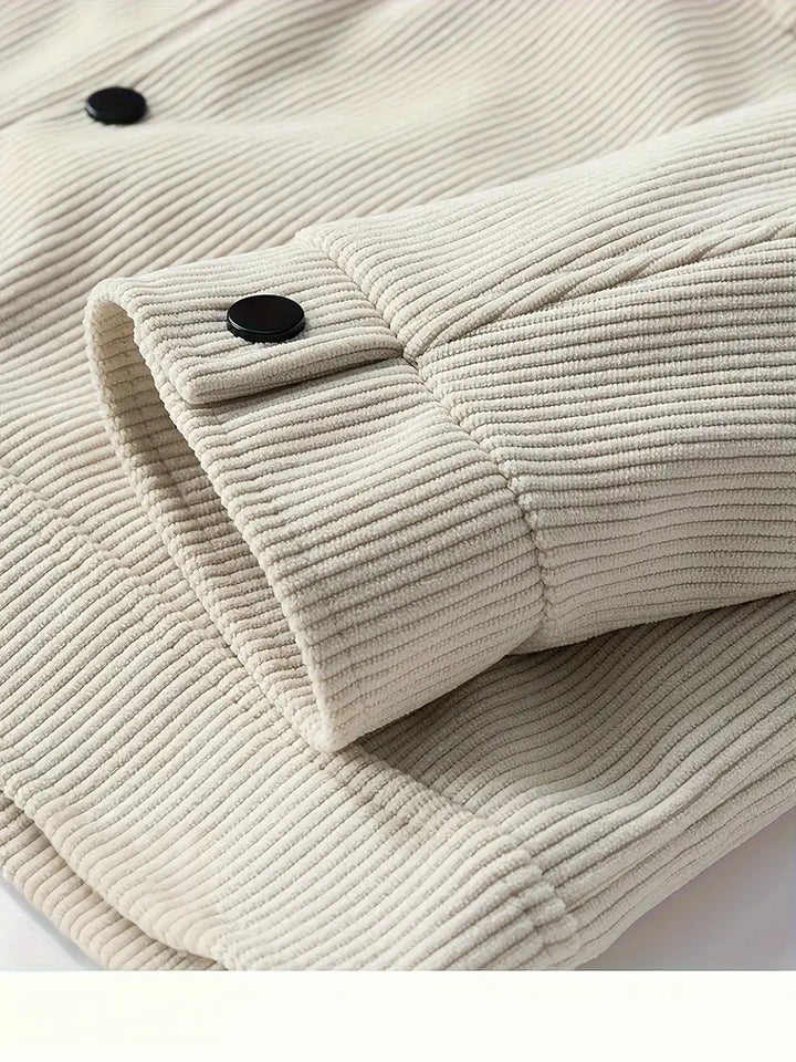 Andy | Men's Button Front Chest Pocket Shirt Style Jacket
