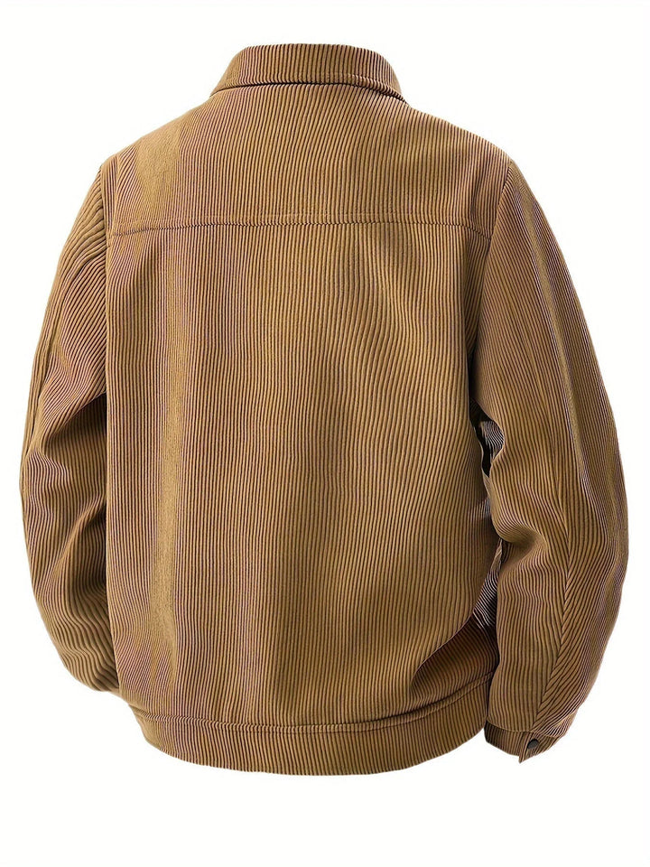 Andy | Men's Button Front Chest Pocket Shirt Style Jacket