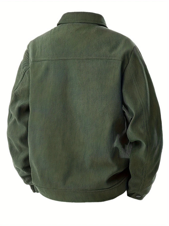 Andy | Men's Button Front Chest Pocket Shirt Style Jacket