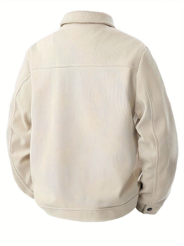 Andy | Men's Button Front Chest Pocket Shirt Style Jacket