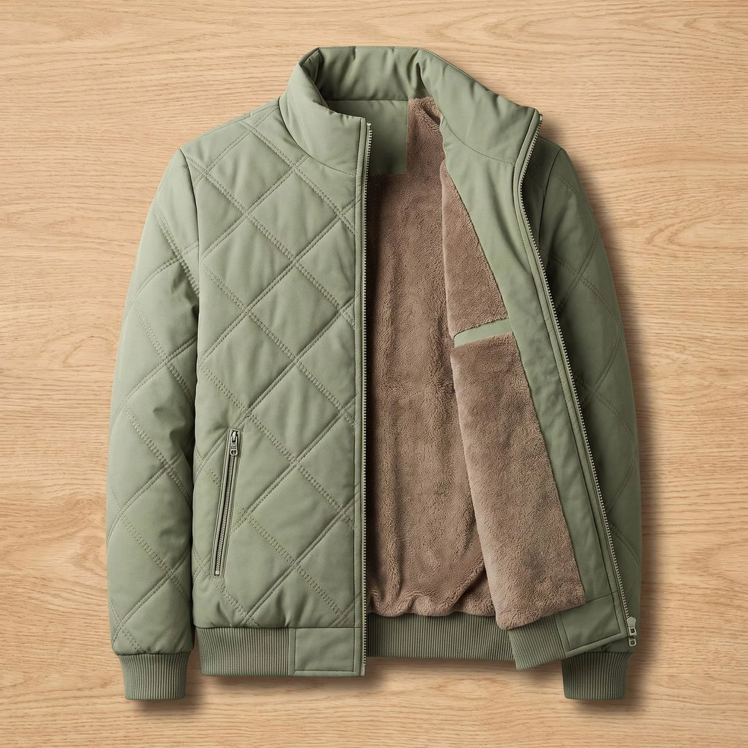 Angus | Men's Fleece Lined Quilted Puffer Jacket