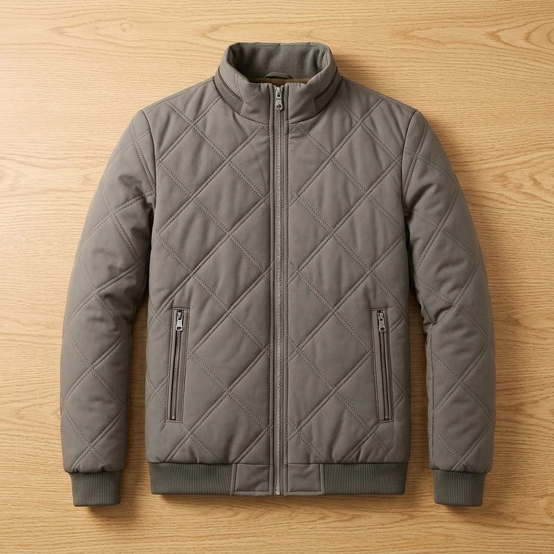 Angus | Men's Fleece Lined Quilted Puffer Jacket
