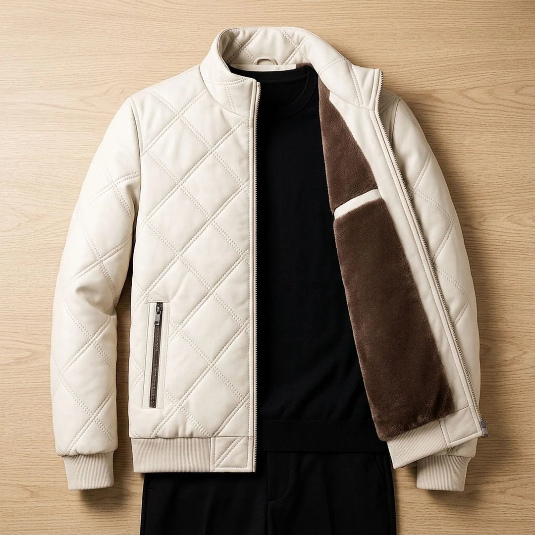 Angus | Men's Fleece Lined Quilted Puffer Jacket