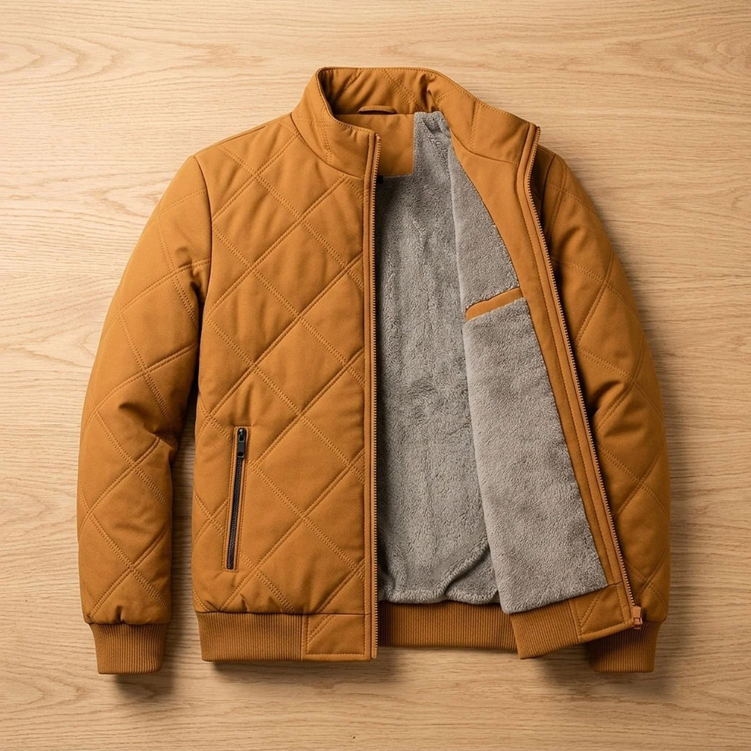 Angus | Men's Fleece Lined Quilted Puffer Jacket