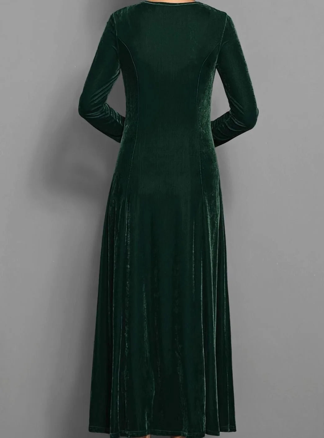 Anjali | Women's Elegant Long-Sleeve Maxi Dress