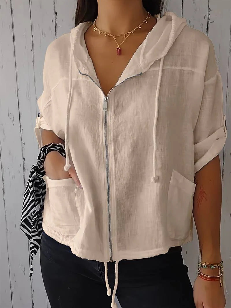 Annie | Women's Hooded Zip-Up Jacket