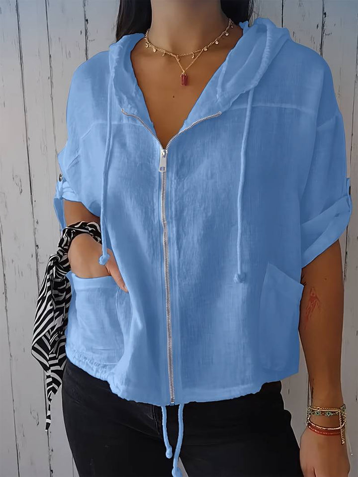 Annie | Women's Hooded Zip-Up Jacket