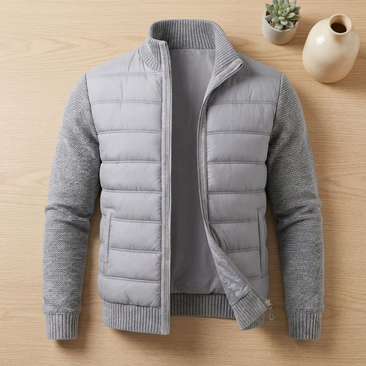 Archie | Men's Knit Sleeve Quilted Light Jacket